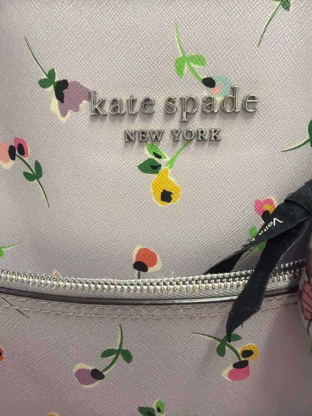 Kate Spade Cameron Wildflower Ditsy Mini Convertible Backpack in Lavender Saffia